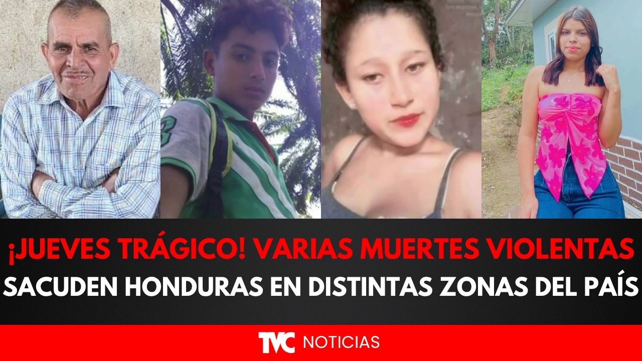 TRAGIC THURSDAY! Multiple violent deaths shake Honduras in different parts of the country
