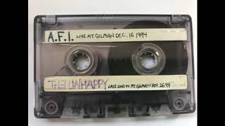 AFI - December 16th, 1994 @ 924 Gilman St, Berkeley, CA  [AUDIO]