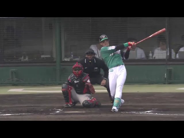 【8回裏】 ファイターズ・陽が鋭い一振り!! レフト前ヒットでチャンスを演出!! 2016/5/26 F-M