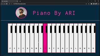 Piano - Pure HTML + CSS + JAVASCRIPT 🎹