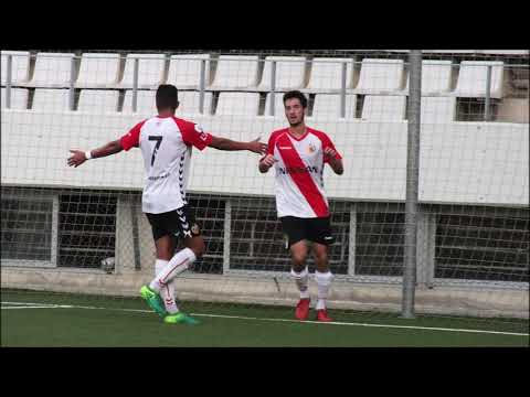 Gol Christian Alfonso C. E. L'Hospitalet - U. E. Castelldefels Copa Catalunya 2019 (1-0)