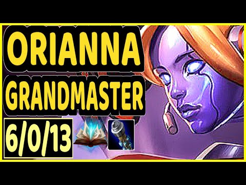 BACA (ORIANNA) - 6/0/13 KDA GAMEPLAY - EUW Ranked GRANDMASTER