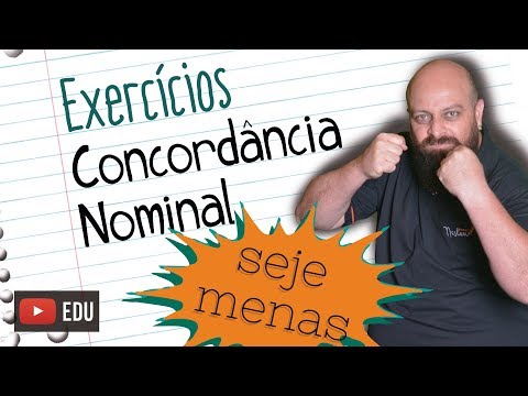 Exercícios de Concordância Nominal [Prof Noslen]