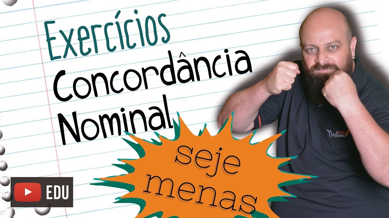 Exercícios de Concordância Nominal [Prof Noslen]