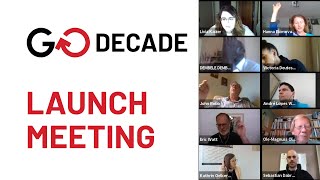 GO DECADE Launch Meeting