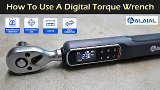 How To Use A Digital Torque Wrench | ALAIAL 3/8" Digital Torque Wrench