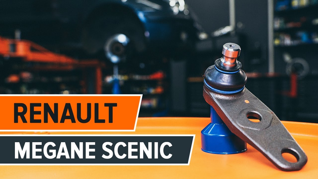 Kuinka vaihtaa alapallonivel eteen Renault Megane Scenic-autoon – vaihto-ohje