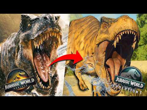 Making the TREX RAFT Scene from JURASSIC WORLD REBIRTH in JWE3!