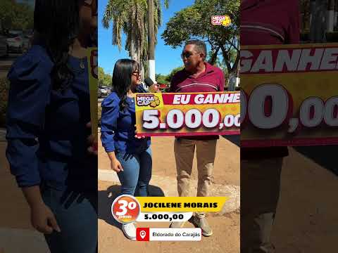 A sorte chegou com tudo em Eldorado dos Carajás!