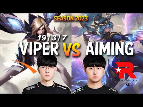 HLE Viper vs KT Aiming - Viper KAI'SA vs Aiming VAYNE ADC - Patch 13.15 KR Ranked
