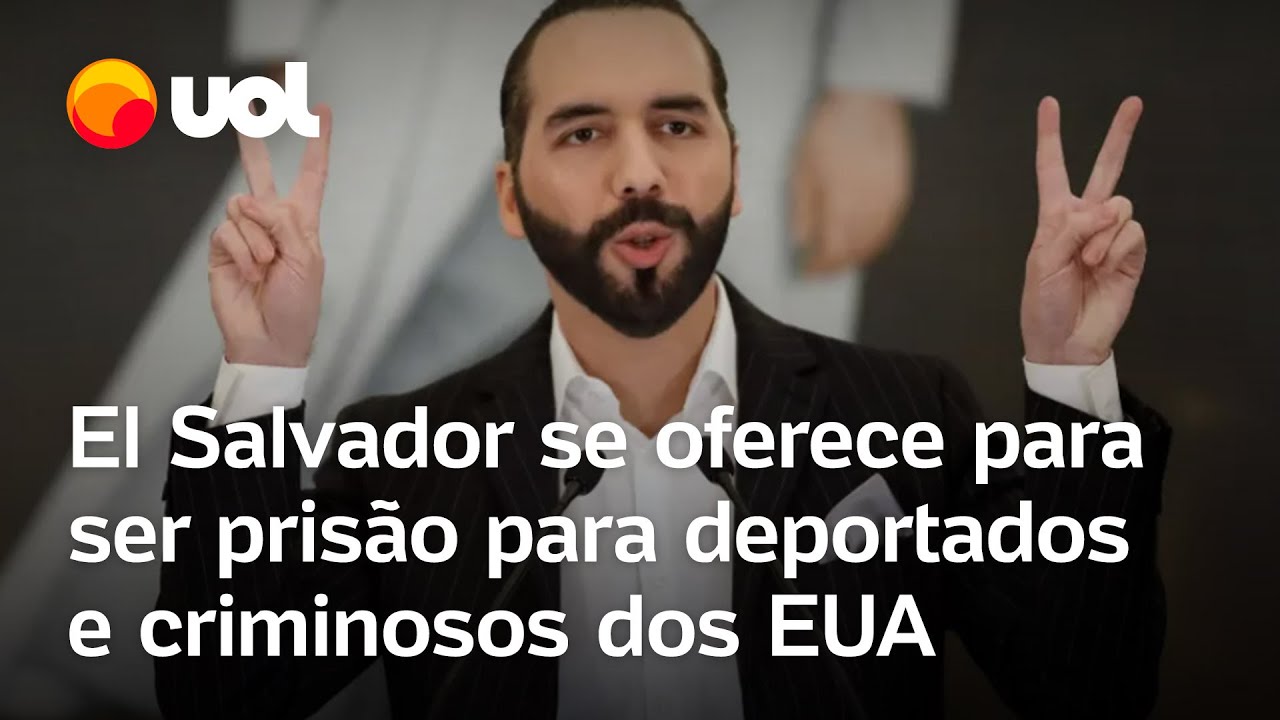 Bukele oferece El Salvador para ser prisão para deportados e criminosos dos EUA; Rubio responde