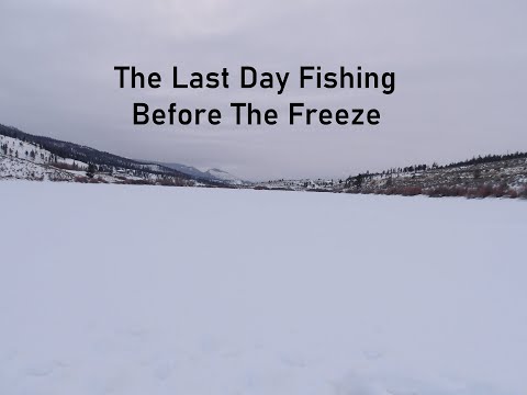 The Last Day Fishing Before The Freeze