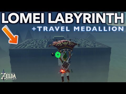 EASILY Beat Lomei Labyrinth & Get Barbarian Helm + Travel Medallion in Breath of the Wild