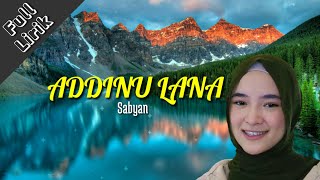 Download lagu NISSA SABYAN | ADDINU LANA | FULL LIRIK LATIN DAN TERJEMAHAN TERBARU mp3 Download lagu NISSA SABYAN | ADDINU LANA | FULL LIRIK LATIN DAN TERJEMAHAN TERBARU mp3
