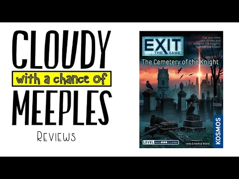 Exit: The Game - Cemetery of the Knight Review - Cloudy with a Chance of Meeples 