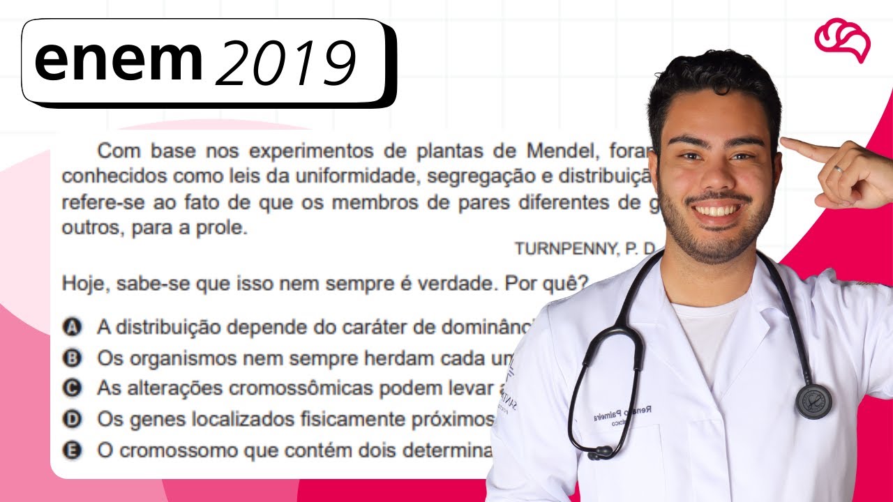 Resolução em Vídeo — Questão 110 ENEM 2019
