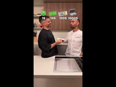 1$ VS 1000$ Meal by a Chef 👨‍🍳