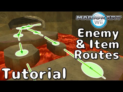 Enemy & Item Routes + Links Tutorial - Mario Kart Wii Custom Tracks