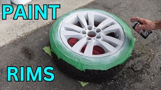 Sand and Paint Damaged Rims