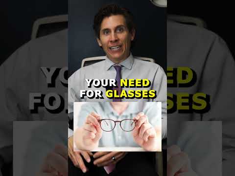 Unfortunately NO eye exercises will get rid of your glasses 🤓 #eyedoctor #eyehealth #vision