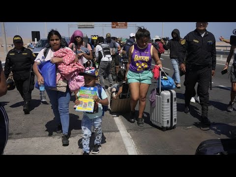 Crisis migratoria: Perú y Chile exigen la apertura del corredor humanitario