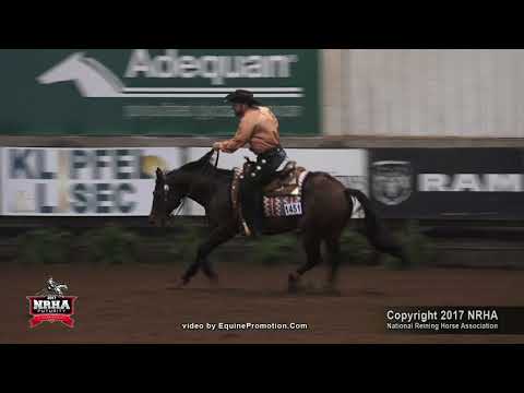Dealin Star Dust ridden by Nathan Kent  - 2017 NRHA Futurity (NAAC Ltd. Open)