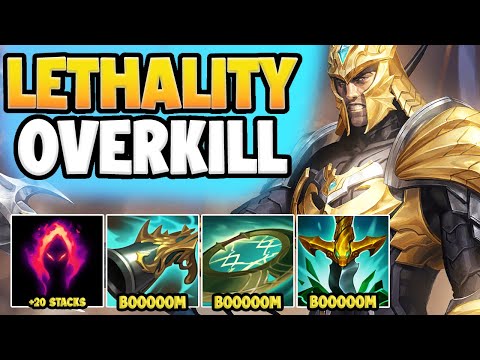 This Top Lane Build Is IMPOSSIBLE To Lane Against... 500 AD Full Lethality Jarvan 2 Ults 1 Fight!
