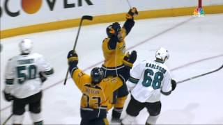 Gotta See It: Fisher gives Predators win in triple-overtime against Sharks