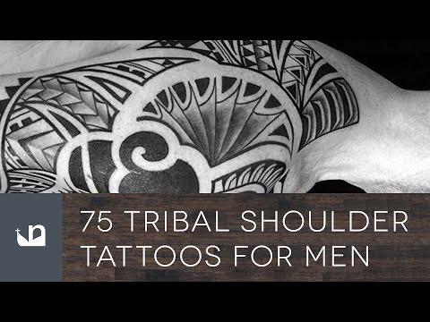 Tribal Tattoos Over Shoulder