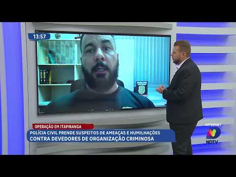 Operação em Itapiranga prende suspeitos de ameaças e extorsão