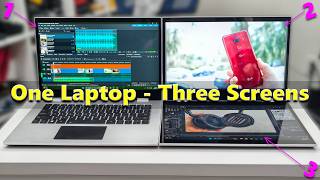 THREE SCREENS ON ONE LAPTOP??? XbooK Review!