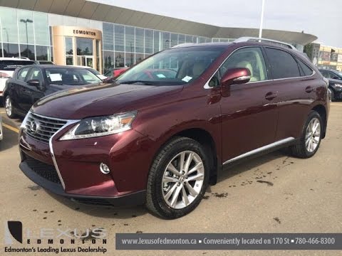 2015 Lexus RX 350 AWD Technology Package Review - Red on Parchment - Downtown Edmonton