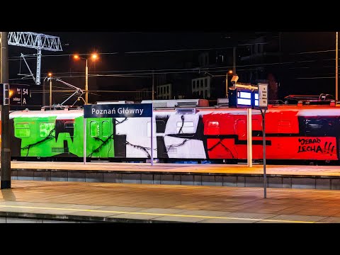 Ultras Vandal Graffiti w akcji, czyli chłopcy z pociągiem do malowania.