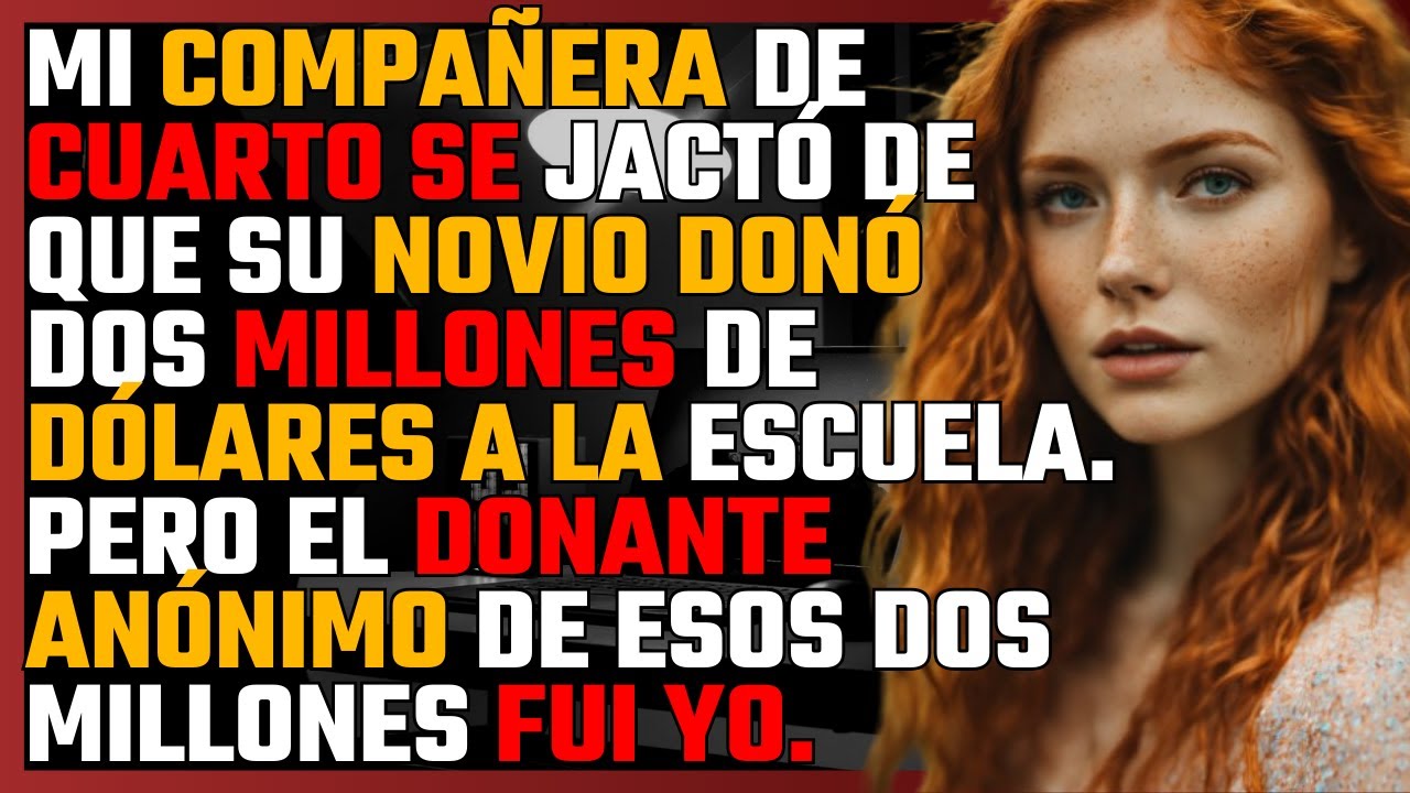 Mi COMPAÑERA DE CUARTO se JACTÓ de que su NOVIO donó DOS MILLONES de dólares a la ESCUELA