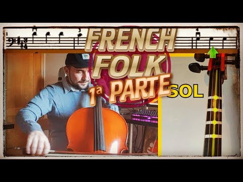 🎻 Suzuki Cello Book 1 | Lección 2ª - FRENCH FOLK SONG - (1ª parte)