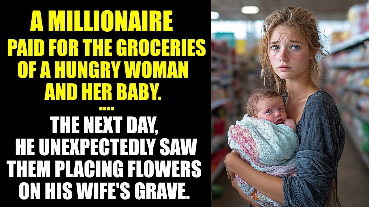 A MILLIONAIRE Paid For A HOMELESS MOTHER'S Groceries, But The Next Day, He Received A SURPRISE At...