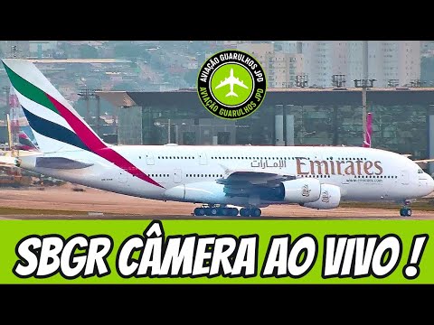 #2 AEROPORTO DE GUARULHOS AO VIVO 24H SBGR - PISTA 28 COM FONIA