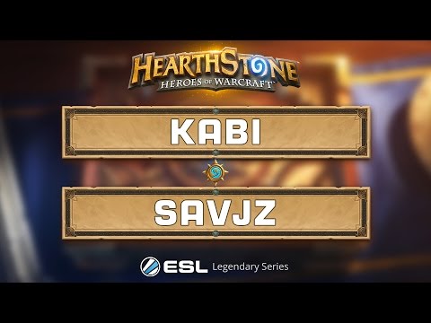 Hearthstone - Kabi vs. Savjz - ESL Legendary Series Season 2 - Week 3 Group A