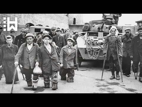 Massacre of 408 prisoners killed with axes by Austrian Nazi boys, women, men & the SS during WW2