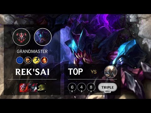 Rek'Sai Top vs Pantheon - EUW Grandmaster Patch 10.3