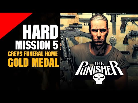 The Punisher / Mission 05 / HARD /GOLD  MEDAL / gameplaydecade Walkthrough