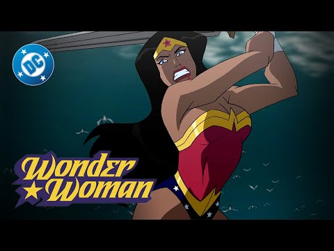 Thumbnail of the video: DC Super Scenes: Diana Beats Ares
