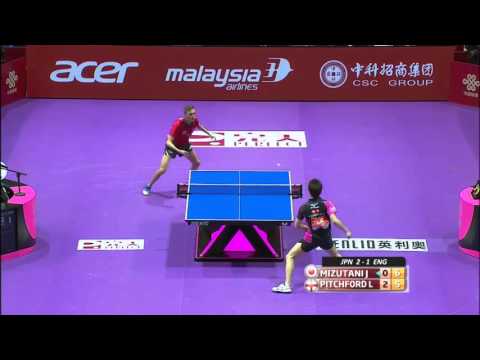 2016 World Championships Highlights: Jun Mizutani vs Liam Pitchford