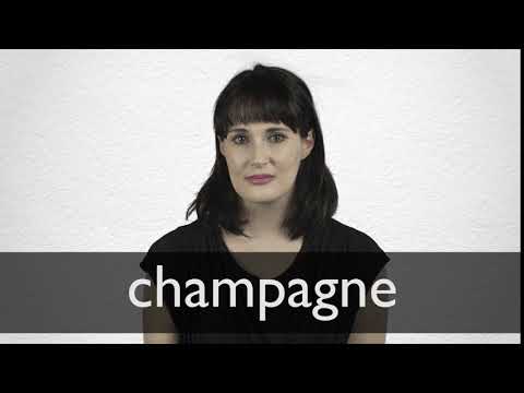 How to pronounce CHAMPAGNE in British English