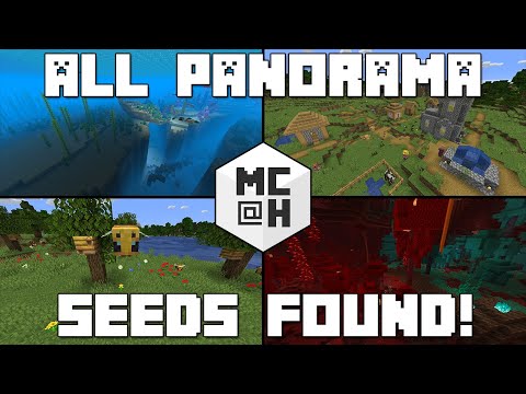 All Minecraft Panorama Seeds have been found!