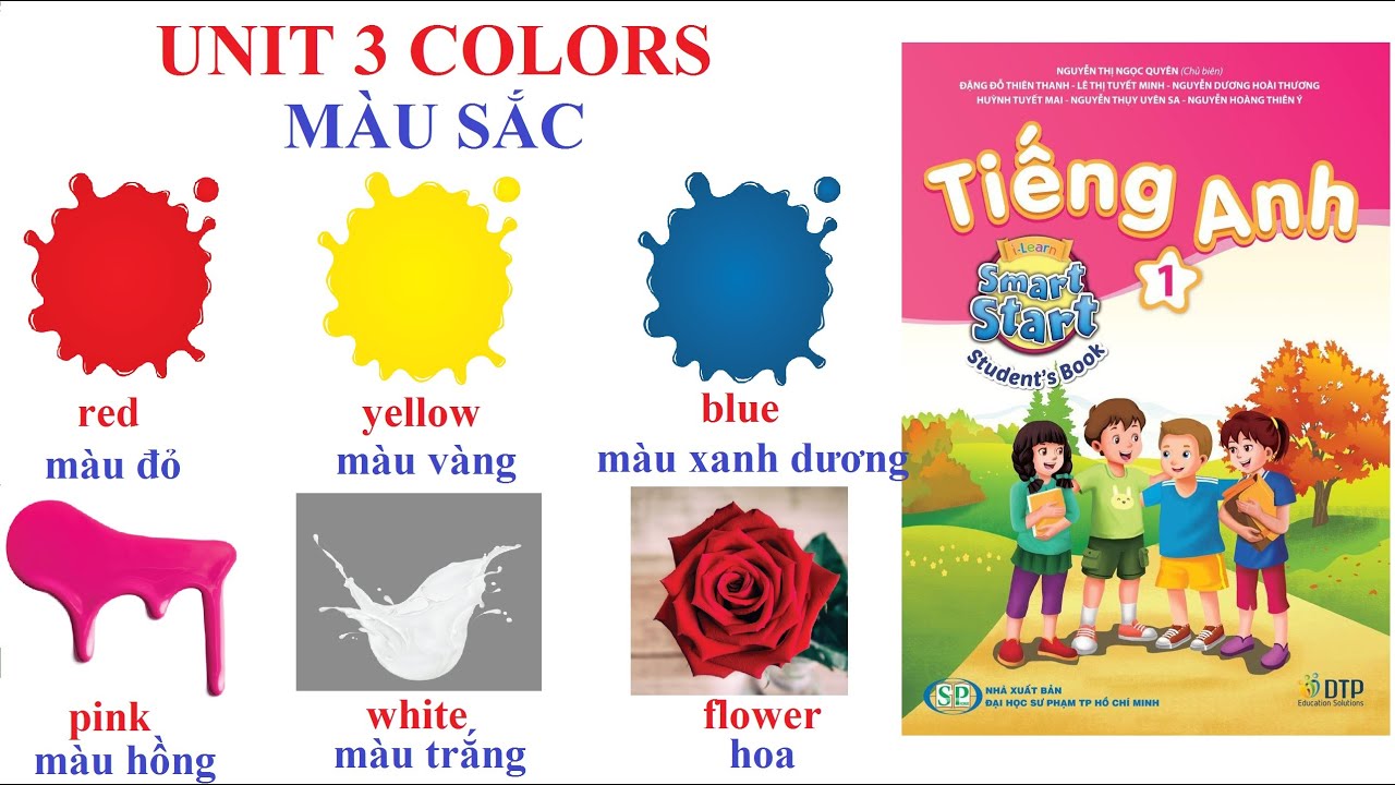 [TIẾNG ANH LỚP 1] Unit 3: Colors | Màu sắc | I - Learn Smart Start 1 | Năm học 2021-2022.
