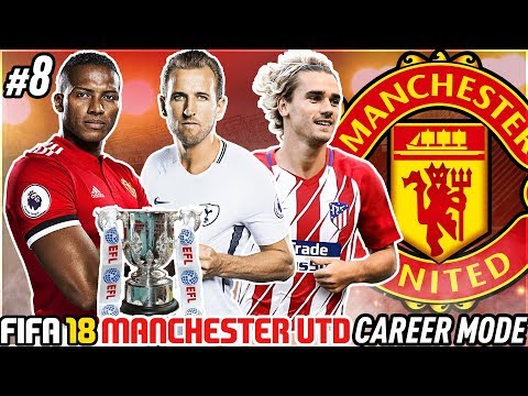 FIFA 18 MANCHESTER UNITED CAREER MODE #8 - EPIC EFL CUP FINAL VS SPURS