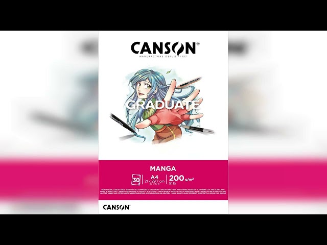 Vídeo relacionado con Canson Graduate Manga Bloc Encolado A4 30 hojas Liso 200g
