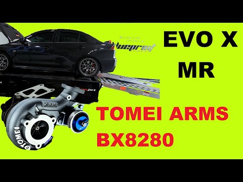 EVO X MR Tomei Arm stock location turbo stock block dyno