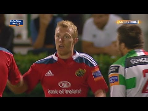 Keith Earls Try Benetton Treviso v Munster 20th Sept 2013